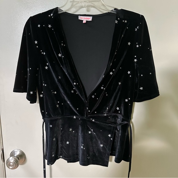 re:named Tops - Velvet Over shirt